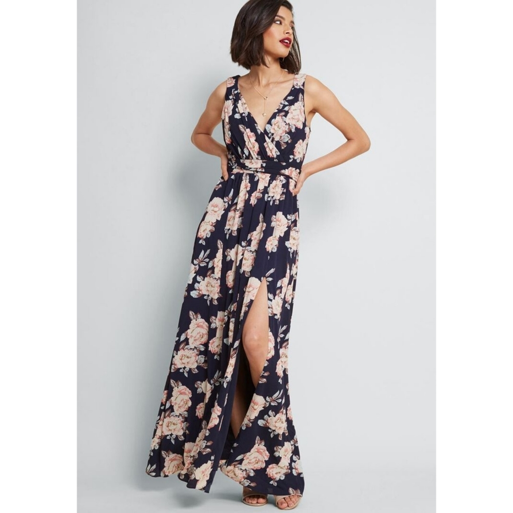 Modcloth Embracing Grace Maxi Dress